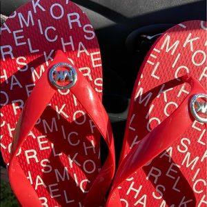 Michael Kors flip flops